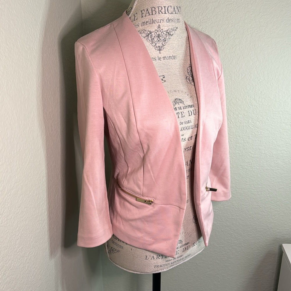 Guess Blush Suede Blazer - Picture 2 of 8